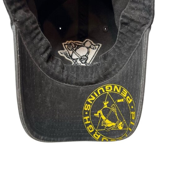 Pittsburgh Penguins American Needle Vintage Hockey NHL Strapback Dad Hat Cap - Picture 11 of 11